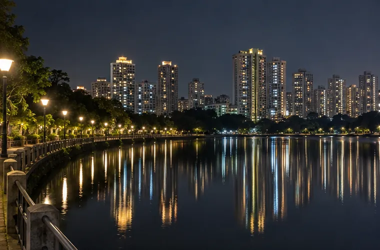 Thane, Thane, at night